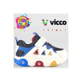 Kids Club Shoes Vicco Phonex Işıklı Ortopedik Çocuk Spor Ayakkabı LACİVERT