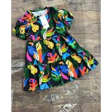 Kids Çocuk Sevimli Çiçek Desenli Renkli Yazlık Kız Çocuk Elbisesi Likralı Dijital Bürümcük Kumaş Hepsäburada Kız Çocuk Moda - 5 - 6 Yaş - Yeşil - Siyah - Sarı - Turuncu