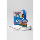 Kids Colouring H-31116 3.5 mm Aux Mavi Kulaküstü Çocuk Kulaklığı