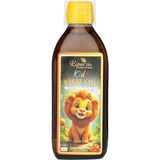 Kids Fish Oil | Çocuklar Için Balık Yağı Takviyesi – Omega 3 – 150 ml Sıvı Form – Epa, Dha, Vitamin E & A Içeren – Kalp, Beyin, Göz ve Bağışıklık Desteği – Doğal Tutti Frutti Aromalı
