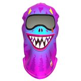 Kids Funny Balaklava, Su İtici özellikli(DWR) Baskılı Snowboard, Kayak, Motosiklet, Bisiklet Kar Maskesi (MASMC005, Tek Beden)