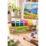 Kids Like Varte 25 ML Ana Renkler 6'lı Guaj Boya