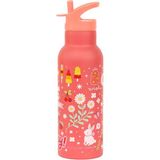 Kids Living Etc. Little Lovely Fun Pembe Çelik Pipetli Çocuk Termos Suluk - Standart