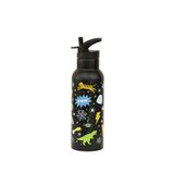 Kids Living Etc. Little Lovely Galaxy Çelik Pipetli Çocuk Termos Suluk 500 Ml - Siyah