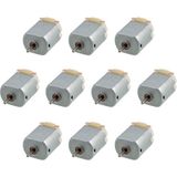 Kids Maker 10 Adet 3V Eğitici Deney Motoru - Dc Motor - Mini Motor - Gri