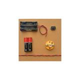Kids Maker Ahşap Tabanlı Basit Elektrik Devresi ( Pilli ) - Duy - Ampul - Pil Kutusu - Pil - Anahtar - Kablo