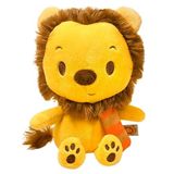 KIDS PREFERRED Harry Potter Gryffindor Aslan Peluş Peluş Doldurulmuş Hayvan Kırmızı ve Altın Çizgili Eşarp Hogwarts Evi Bebekler, Yeni Yürümeye Başlayan Çocuklar ve Çocuklar için Koleksiyonluk 16 cm