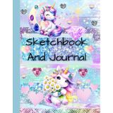 Kid's Sketchbook and Journal (8.5x11in): Cute Unicorn Doodle and Drawing Notebook for Girls