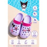 Kid's World Kuruomi Karakter Kız Çocuk Önü Kapalı Havuz Plaj Sokak Terliği