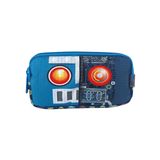 Kids&Love Uc Bolmeli Erkek Cocuk Kalem Cantasi - Robot Kalemlik