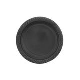 Kidspartim Siyah Plastik Tabak 26 cm