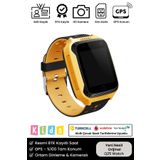 Kidstech Çocuklar İçin GPS Konum BTK Kayıtlı Sim Kartlı Çocuk Takip Ortam Dinleme Kameralı Q25 Akıllı Saat