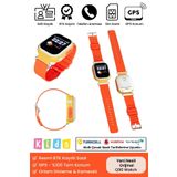 Kidstech Çocuklar Için Gps Konum Btk Kayıtlı Sim Kartlı Çocuk Takip Ortam Dinleme Özellikli Q90 Akıllı Saat
