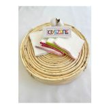 kidszone Ağız Silme Mendili 10'lu Yenidoğan Bebek Ağız Silme Mendili %100 Pamuk 22*22 Cm