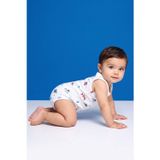 Kidyra %100 Pamuk Çıtçıtlı Bebek Yelken Atlet Body