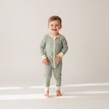 KidZee Kıdzee Unısex Zee-Suit 1.0 Tog Uyku Tulumu (01-03 Yaş Arası) - Yeşil - 301-Yeşil - 12 - 18 Ay