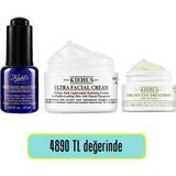 Kiehl's Avokado Göz Kremi, Ultra Nemlendirici Ve Midnight Recovery Concentrate Cilt Bakımı Seti