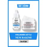 Kiehl's Ultra Facial Nemlendirici ve Hyaluronik Asit Serum ile Nem Bakımı İkili Set