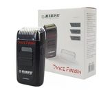 Kiepe Twice Finish Folyolu Tıraş Makinesi Model 6510, Altın Titanyum Folyolar, Lityum İyon Pil, Kompakt Tasarım, Islak Ve Kuru Tıraşa Uygun