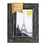 Kiera Grace Zımpara Reçine Benzersiz Çiftlik Evi Resim Çerçevesi, 12,7 cm x 17,78 cm, Kararmış Ahşap