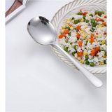 Kiesa 21 cm Paslanmaz Çelik Servis Kaşığı Salata Kaşığı | Lüx Çelik Yemek Servis Kaşığı