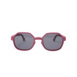 Kietla Eyzz Çocuk Güneş Gözlüğü, Raspberry/Bordo, TPEE Çerçeve, 4-7 Yaş, Altıgen, Gri Lens, Polarize UV400