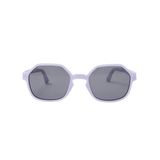 Kietla Eyzz Çocuk Güneş Gözlüğü, TPEE Çerçeve, 4-7 Yaş, Altıgen, Gri Lens, Polarize, UV400 - Lavender