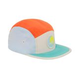 Kietla Vibe UV Korumalı Siperlikli Şapka Orange – UPF 50+ Çocuk Güneş Şapkası Turuncu Çok Renkli Değiştirilebilir Cırtlı Patch (4-7 Yaş)