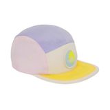 Kietla Vibe UV Korumalı Siperlikli Şapka Purple – UPF 50+ Çocuk Güneş Şapkası Mor Çok Renkli Değiştirilebilir Cırtlı Patch (4-7 Yaş)