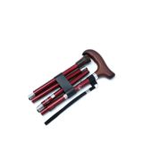 Kifidis 606SAW Taşlı Katlanır Baston 9030-1 Bordo Desenli