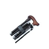 Kifidis 606SAW Taşlı Katlanır Baston 9032-4 Siyah Desenli