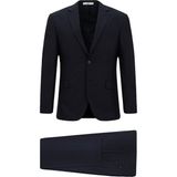 Kiğılı 4 Drop Relaxed Fit Rahat Kesim Mono Yaka Takım Elbise - Koyu Lacivert - 8 Drop (Uzun-Dar Kalıp) - 66