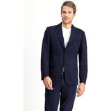 Kiğılı 7 Drop Slim Fit Dar Kesim Mevsimlik Klasik Ceket - Koyu Lacivert - Regular Fit - 50