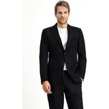 Kiğılı 7 Drop Slim Fit Dar Kesim Mevsimlik Klasik Ceket - Siyah - 56