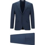 Kiğılı 7 Drop Slim Fit Dar Kesim Takım Elbise - Koyu Indigo - Slim Fit Kalıp - 48