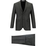 Kiğılı 7 Drop Slim Fit Dar Kesim Takım Elbise - Orta Antrasit - 48 - Slim Fit Kalıp