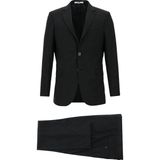 Kiğılı 7 Drop Slim Fit Dar Kesim Yünlü Takım Elbise - Marengo - 56 - Relax Fit