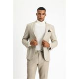 Kiğılı 7 Drop Super Slim Fit Eksra Dar Kesim Yünlü Çizgili Spor Örme Ceket