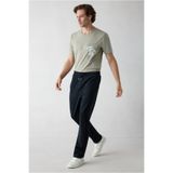 Kiğılı Beli Lastikli İpli Cepli Likralı Sweatpant / Eşofman Altı