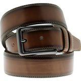 Kiğılı Erkekler İçin Klasik Kemer Taba Renkli %100 Suni Deri Modern Stil ve Şık Tasarım - 130 cm