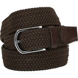 Kiğılı Hediye Kutulu Spor Likralı Elastik Örgü Kemer - 110 cm - Acı Kahve