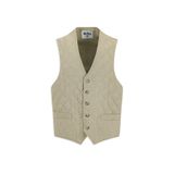 Kiğılı Slim Fit Dar Kesim Desenli Yünlü Kapitone Yelek