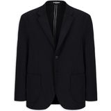 Kiğılı Techno-Line 7 Drop Slim Fit Dar Kesim Klasik Ceket Siyah Erkek Astar Durumu Astarlı - 50