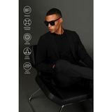 Kiğılı Techno-Line 7 Drop Super Slim Fit Eksra Dar Kesim Takım Elbise - 52 - Siyah - Süper Slim Fit