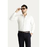 Kiğılı Uzun Kol Regular Fit Beyaz Pamuklu Gömlek Erkek Klasik Stil Ütü Gerektirmeyen Non Iron - XL