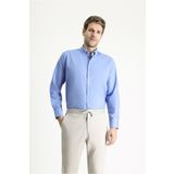 Kiğılı Uzun Kol Regular Fit Non Iron Ütü Gerektirmeyen Pamuklu Düğmeli Yaka Gömlek
