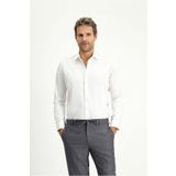 Kiğılı Uzun Kol Slim Fit Dar Kesim Klasik Pamuk Gömlek