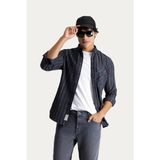 Kiğılı Uzun Kol Slim Fit Ekose Spor Gömlek - Haki - Haki