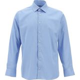 Kiğılı Uzun Kol Slim Fit Klasik Pamuk Gömlek - Açık Mavi
