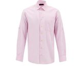 Kiğılı Uzun Kol Slim Fit Spor Keten Gömlek10 - XL - Toz Pembe
